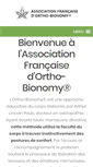 Mobile Screenshot of ortho-bionomy.fr
