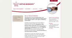 Desktop Screenshot of ortho-bionomy.at