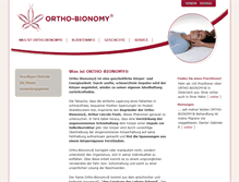 Tablet Screenshot of ortho-bionomy.at