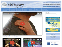 Tablet Screenshot of ortho-bionomy.org
