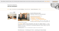Desktop Screenshot of ortho-bionomy.de