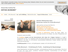 Tablet Screenshot of ortho-bionomy.de